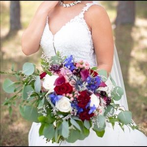 Wedding dress-Mori Lee-size 8